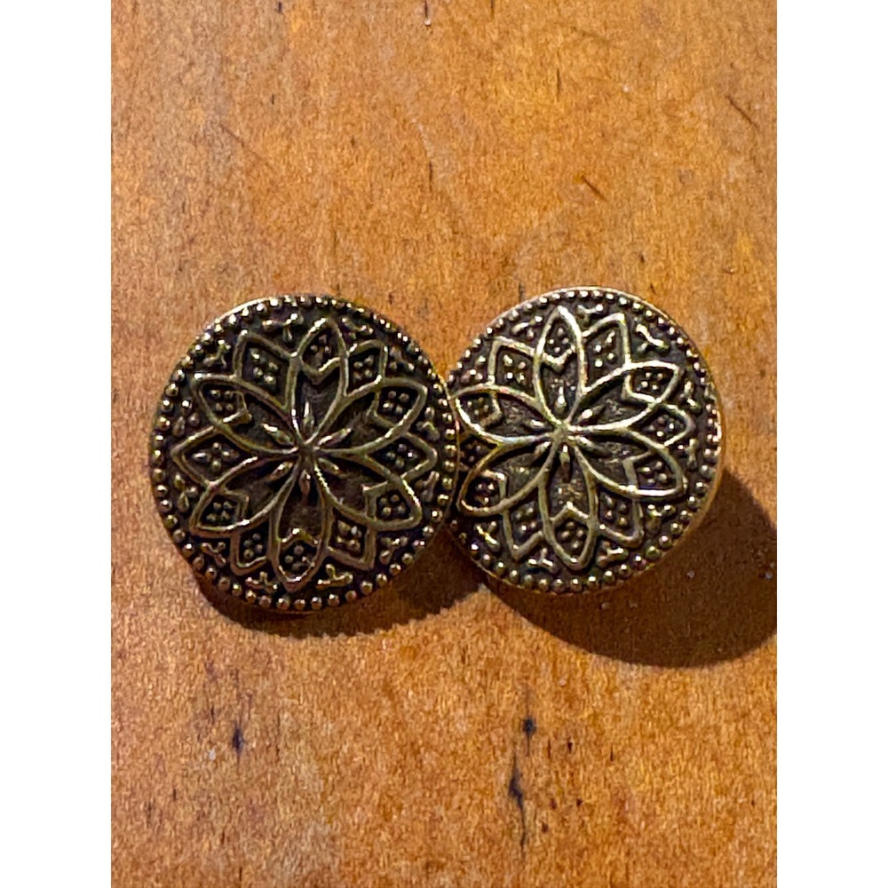 Unbranded Earrings Womens‎ OS Stud Earrings Gold Mandala Boho Geometric